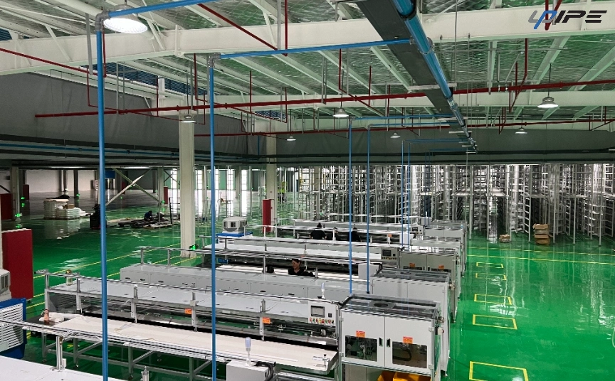 Pipa Udara Aluminium Biru untuk Jaringan Udara Terkompresi Bebas Bocor