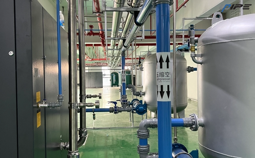 Pipa Udara Aluminium Biru untuk Jaringan Udara Terkompresi Bebas Bocor
